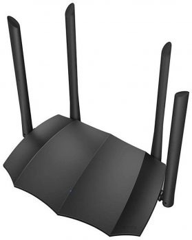 Đánh giá Tenda AC8 AC1200: Băng tần kép (2,4 GHz và 5 GHz) 4 ăng ten với 6 dBi phủ diện tích 90 mét vuông