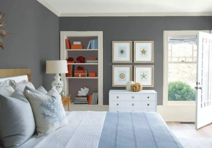 Sơn phòng khách, phòng ngủ màu Xám gì đẹp ? 25 trong số các lựa chọn màu sơn xám tốt nhất cho phòng ngủ, phòng khách hiện đại