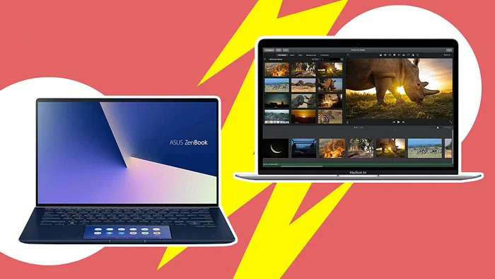 MacBook Air và Asus ZenBook 14: nên chọn laptop mỏng nhẹ nào?