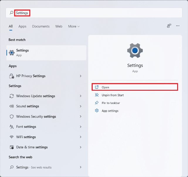 Start menu tìm kiếm kết quả cho Cài đặt. Cách cài đặt XPS Viewer trong Windows 11